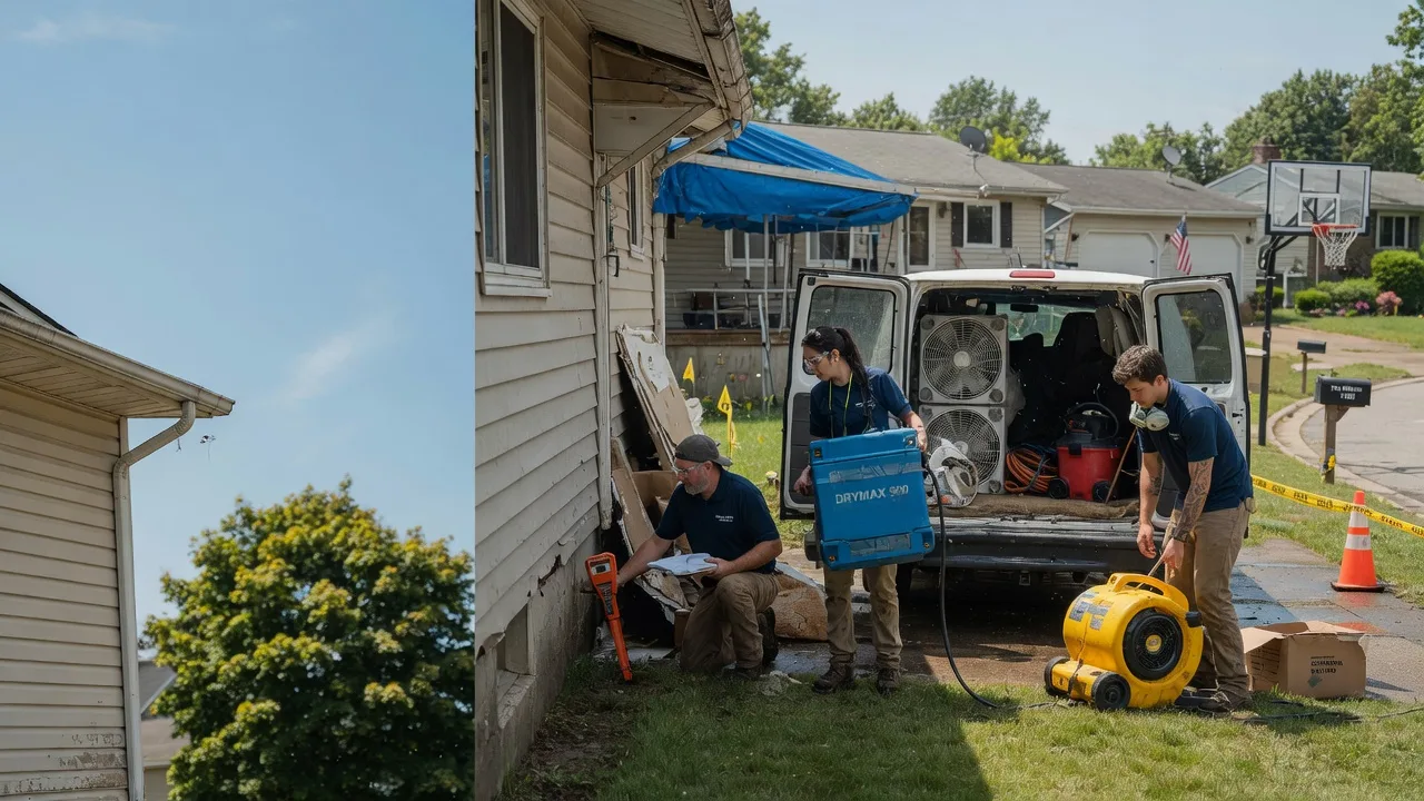 Ceiling Leak Cleanup in Churchville, NY near me